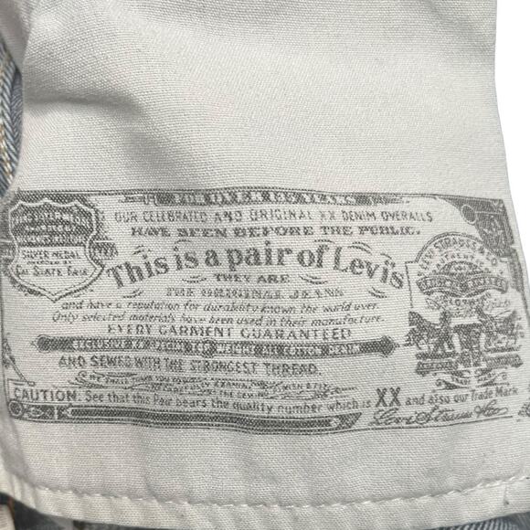 Levi's Original Straight Leg Button Fly 501 Jeans Size 34X36‎ - Picture 9 of 12
